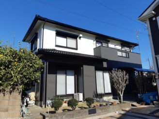 大網白里市外壁塗装屋根塗装Ｎ様【社長・施工管理・職人の見事な連携！工事満足度120％！】