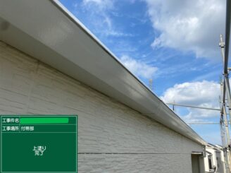 【雨樋_塗装2回目】