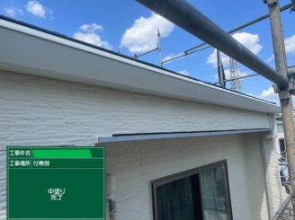 【雨樋_塗装1回目】