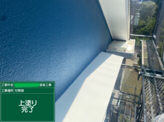 【霧除け 上塗り】